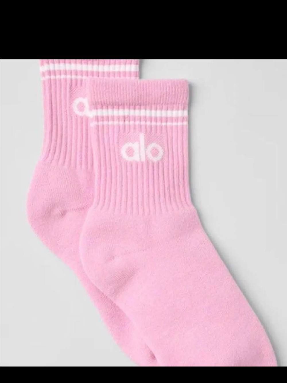 ALO Yoga sweet Pink Crew Socks